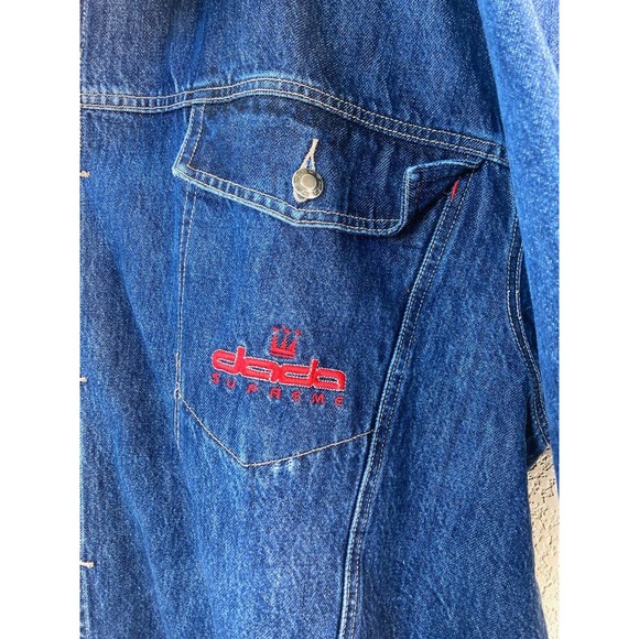 Dada Supreme Mens Denim Jacket 5XL XXXXXL Excellent Condition Jean - Picture 8 of 12